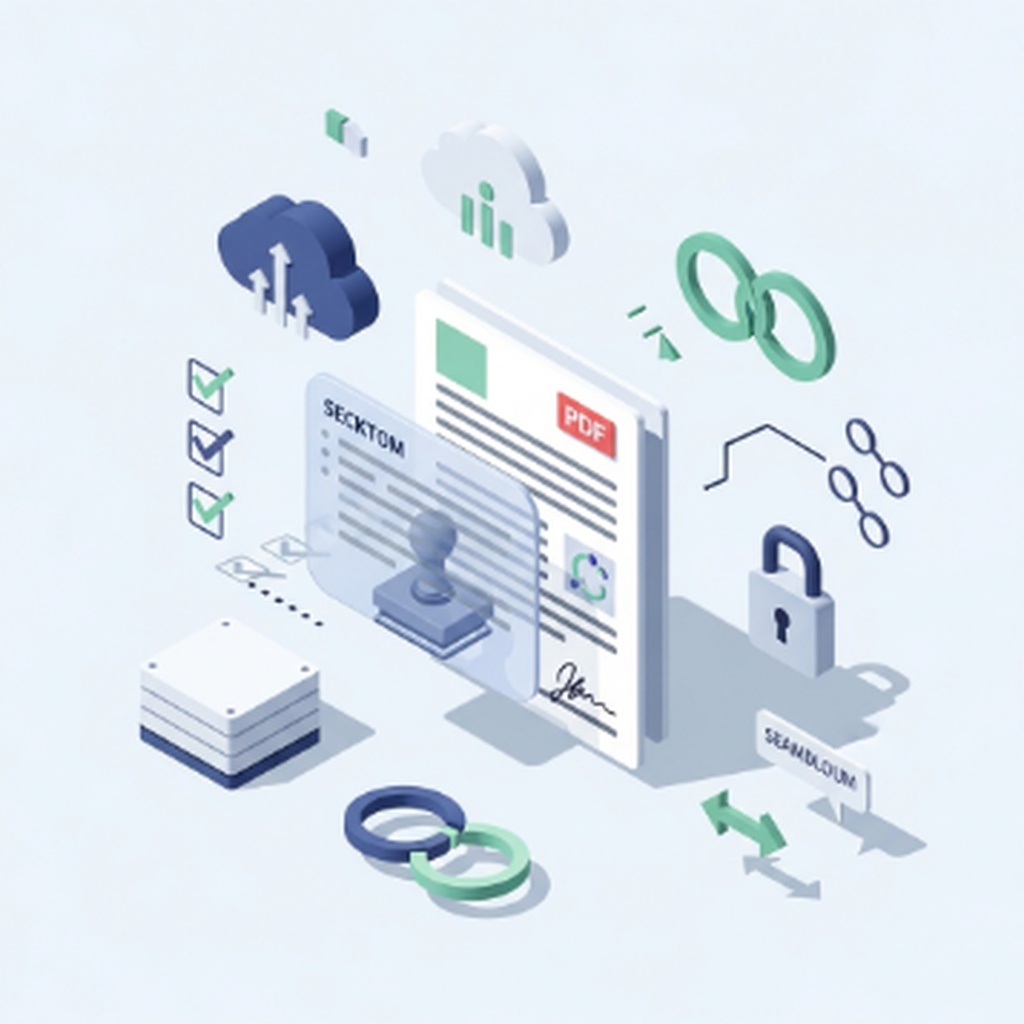 PDF 파일 서명 및 투명 도장 이미지 삽입하는 방법