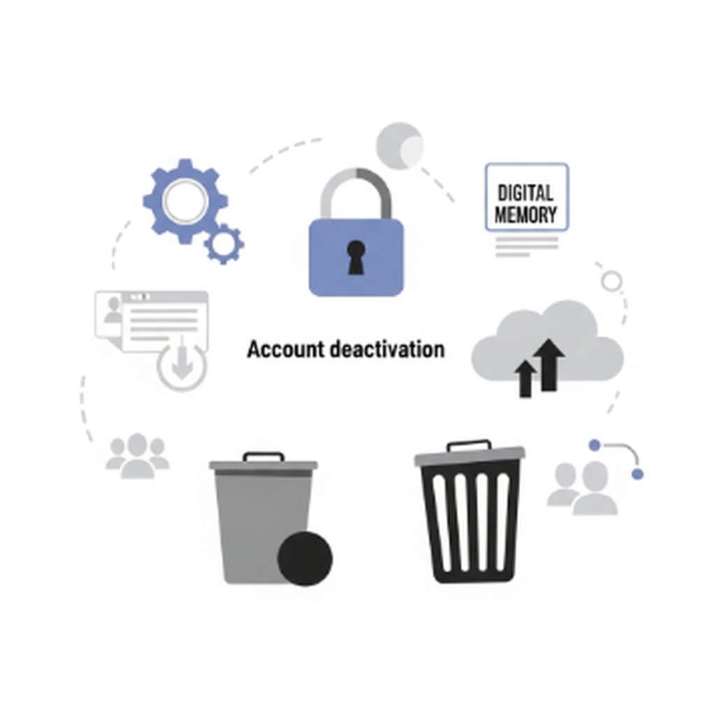 페이스북 비활성화와 계정 삭제 차이점 및 데이터 백업 방법