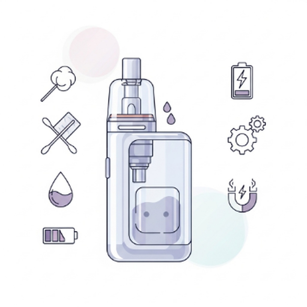 액상형 전자담배 팟 인식 오류 및 접촉 불량 해결법