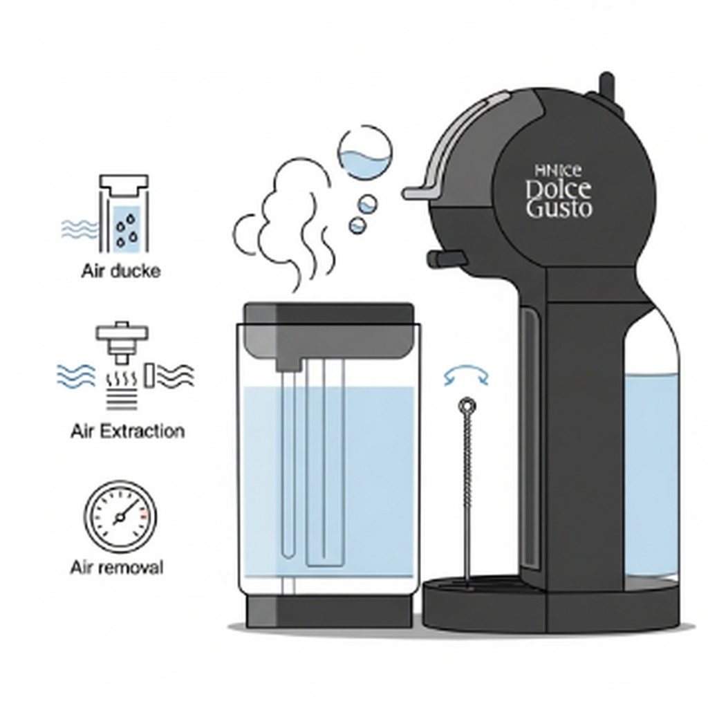 돌체구스토 물 안 나올 때 바늘로 뚫고 에어 제거하는 방법