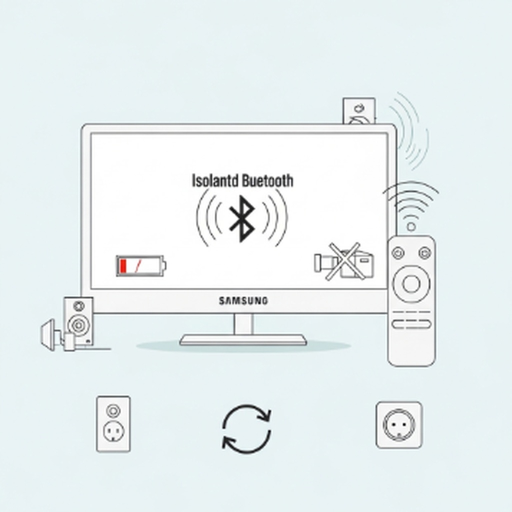 삼성 스마트 모니터 리모컨 페어링 안 될 때 연결법