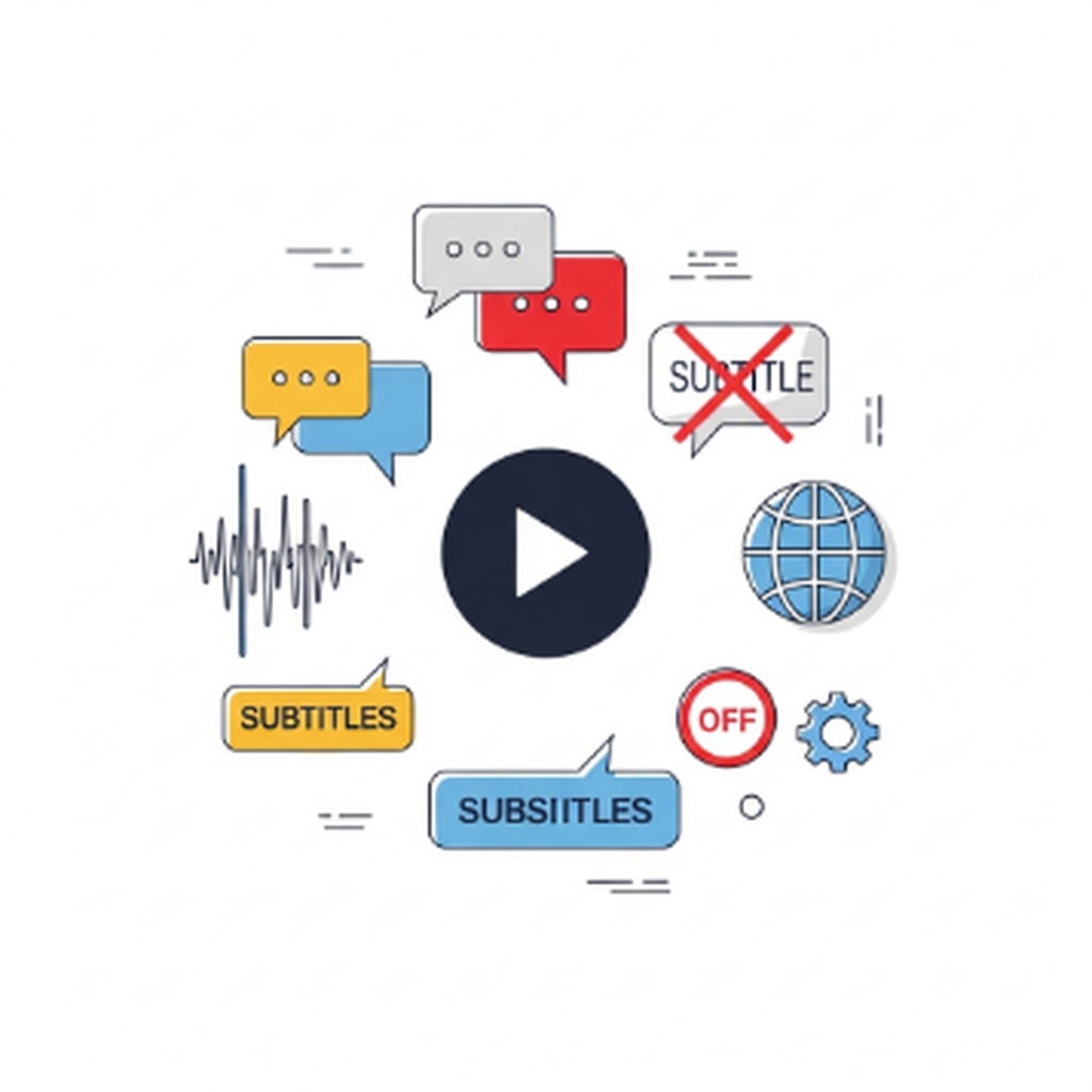유튜브 자막 자동 생성 끄기 및 언어 설정 방법