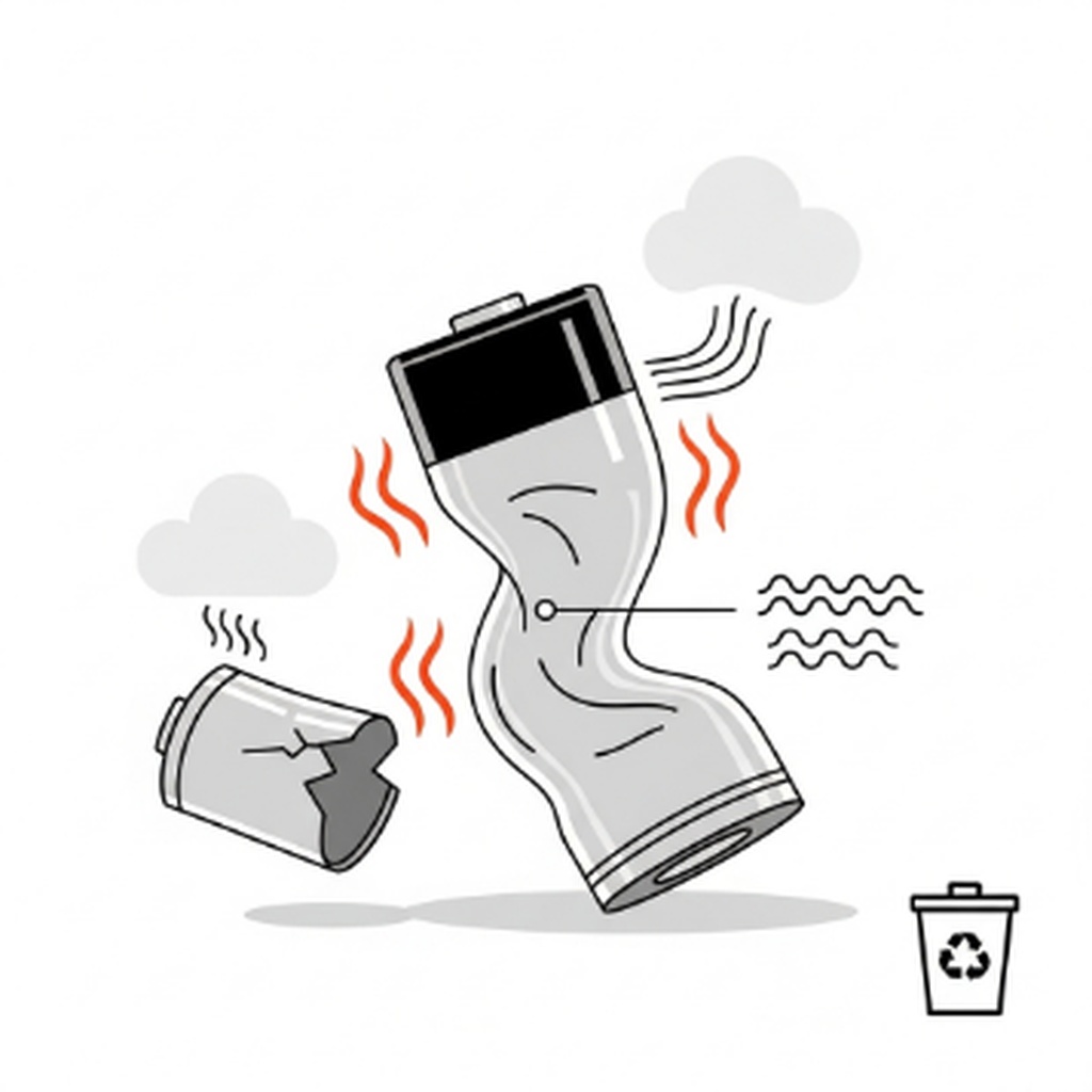 전자담배 배터리 팽창 증상 확인 및 안전한 폐기 장소