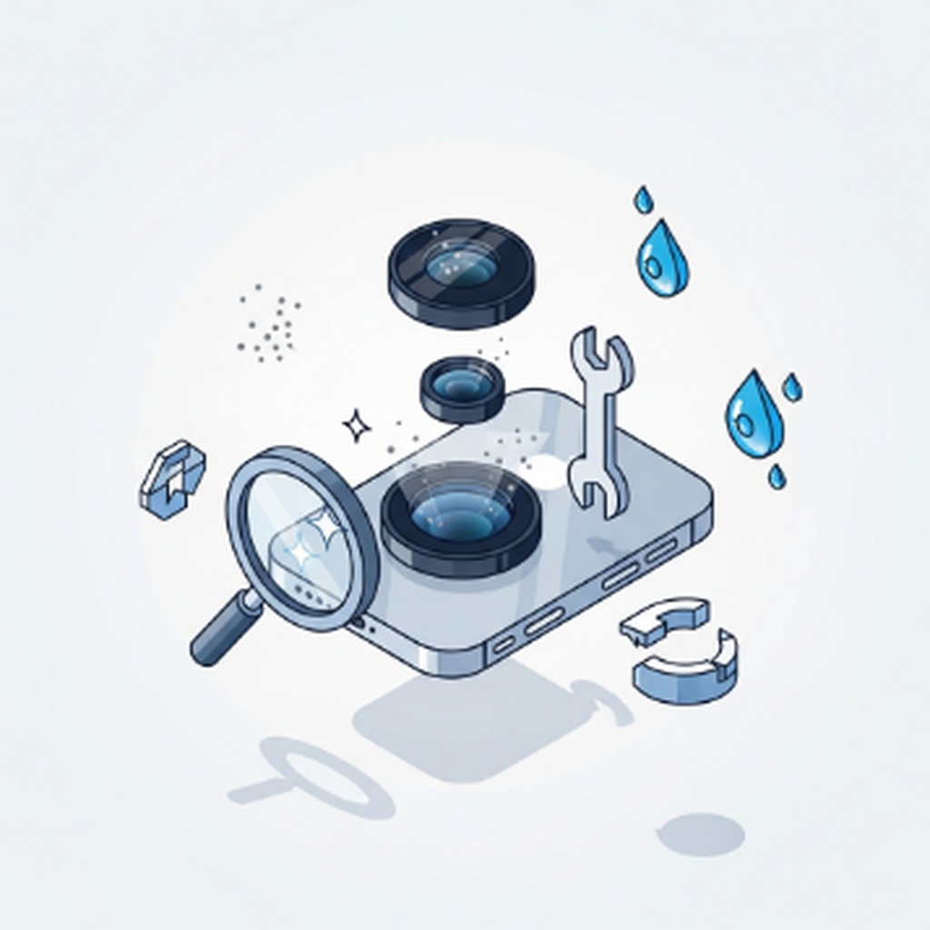 아이폰 카메라 렌즈 안쪽에 먼지나 습기 찼을 때 자가 조치법