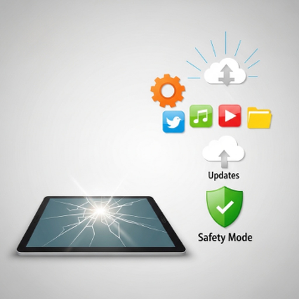 갤럭시 탭 화면 줄 생김 현상 소프트웨어 문제인지 확인하는 법