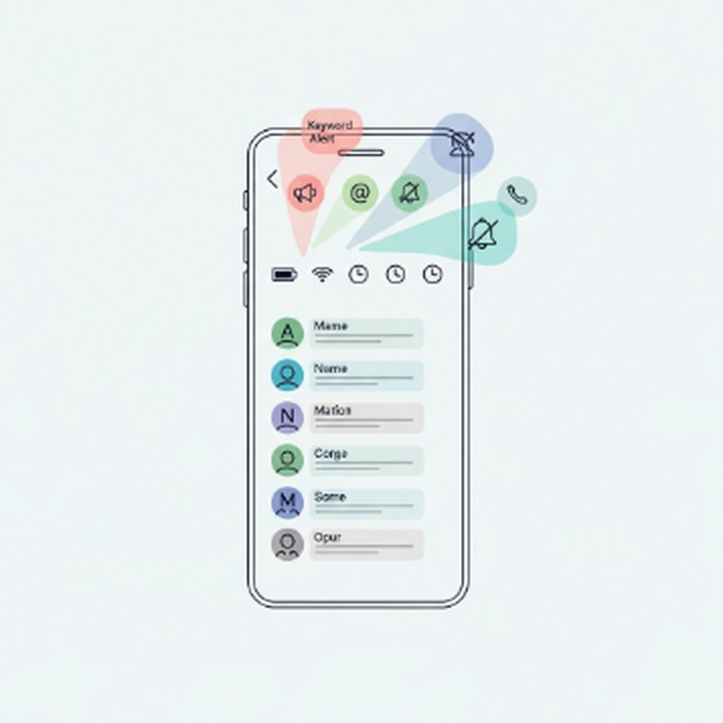 카톡 단톡방 특정 사람 멘션 알림만 골라 받고 조용히 관리하는 방법
