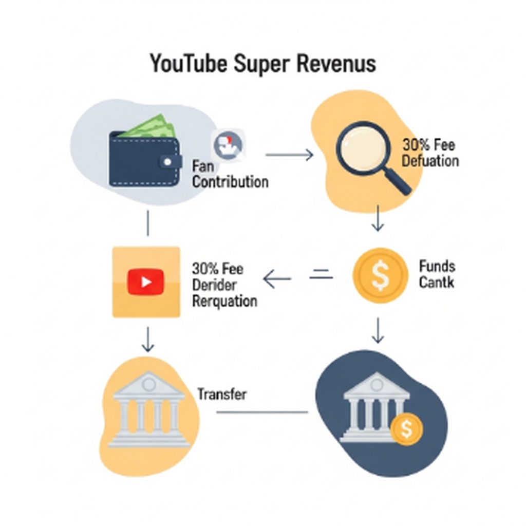 유튜브 슈퍼챗 수익 정산 및 30퍼센트 수수료 제외 실수령액 확인 방법