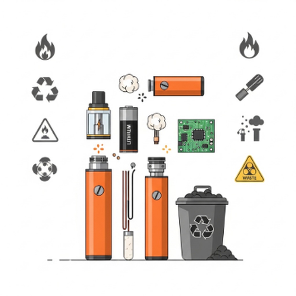 비타스틱 전자담배 버리는 법 및 분리수거 방법