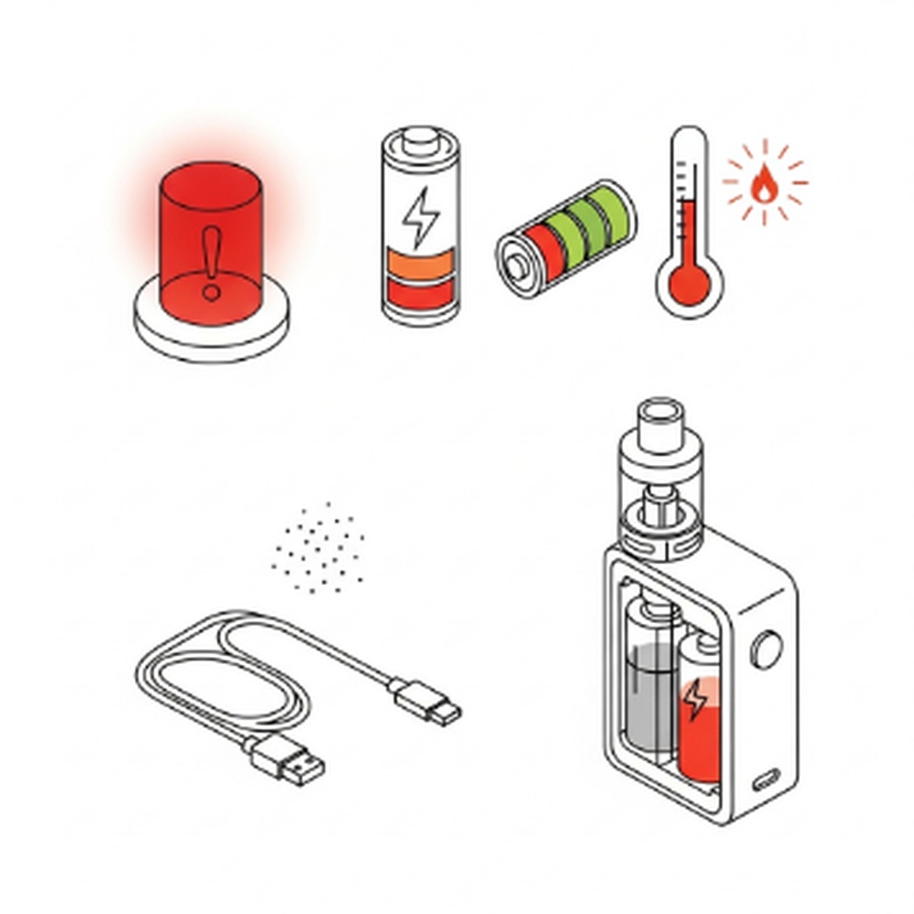 릴 미니 빨간불 들어올 때 기기 상태 확인법