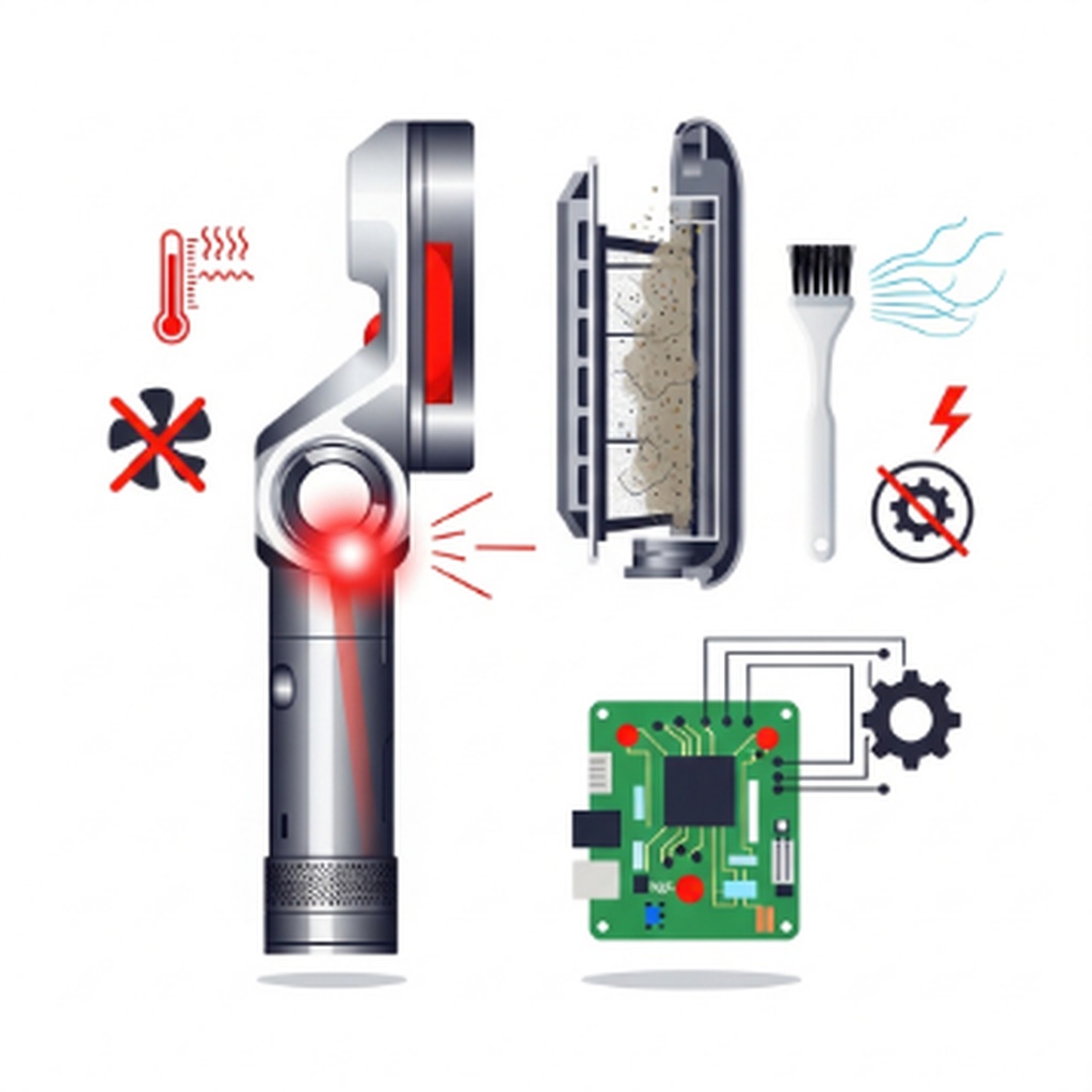 다이슨 에어랩 빨간불 깜빡임 해결 방법과 필터 청소 및 AS 접수 팁