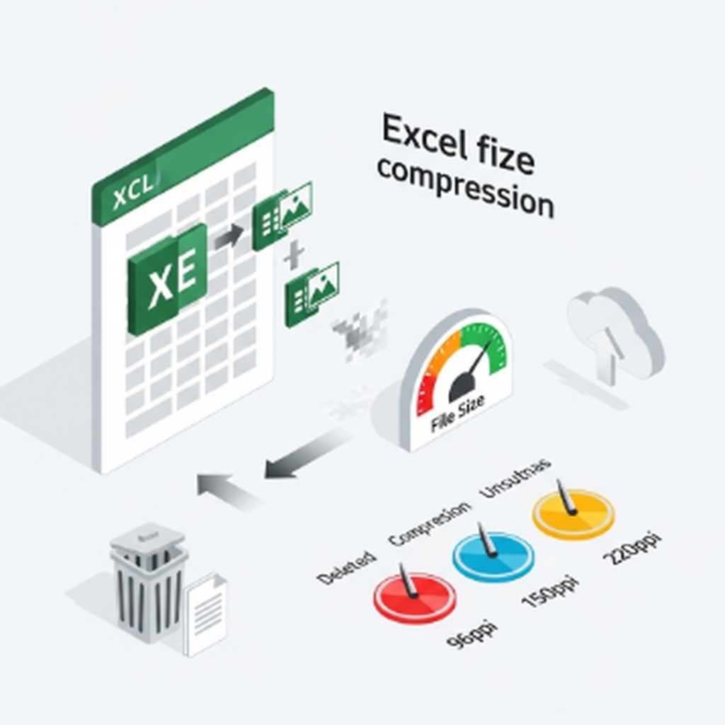 엑셀 파일 용량 줄이기 사진 압축으로 해결하는 법
