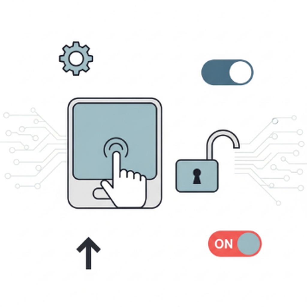 노트북 터치패드 잠금 해제 및 단축키 확인 방법