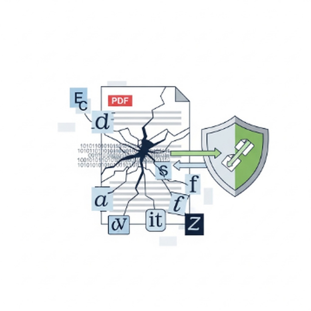 PDF 글자 깨짐 현상 폰트 포함 저장으로 해결하는 법