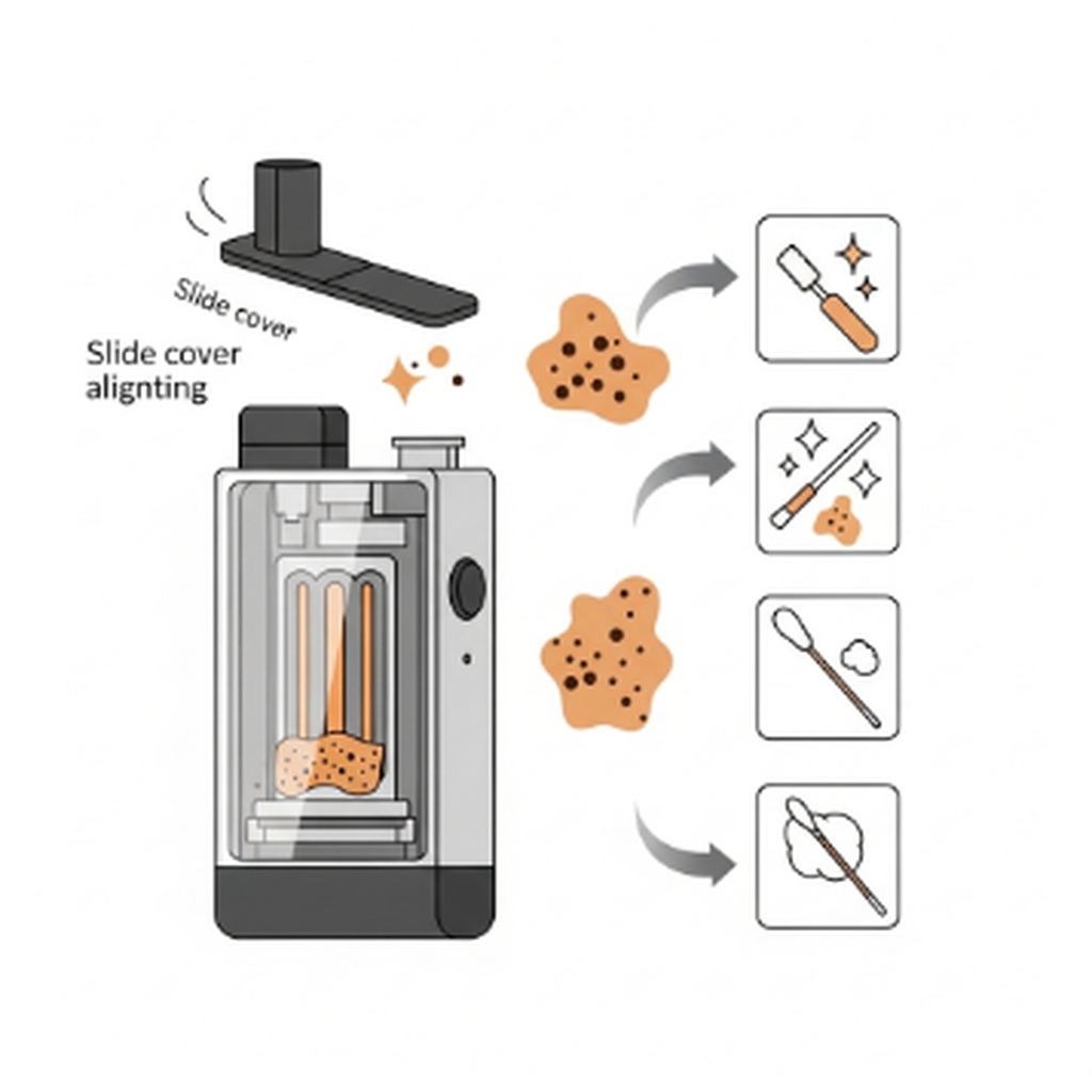 릴 솔리드 뚜껑 안 닫힐 때 이물질 제거 및 구조 확인법