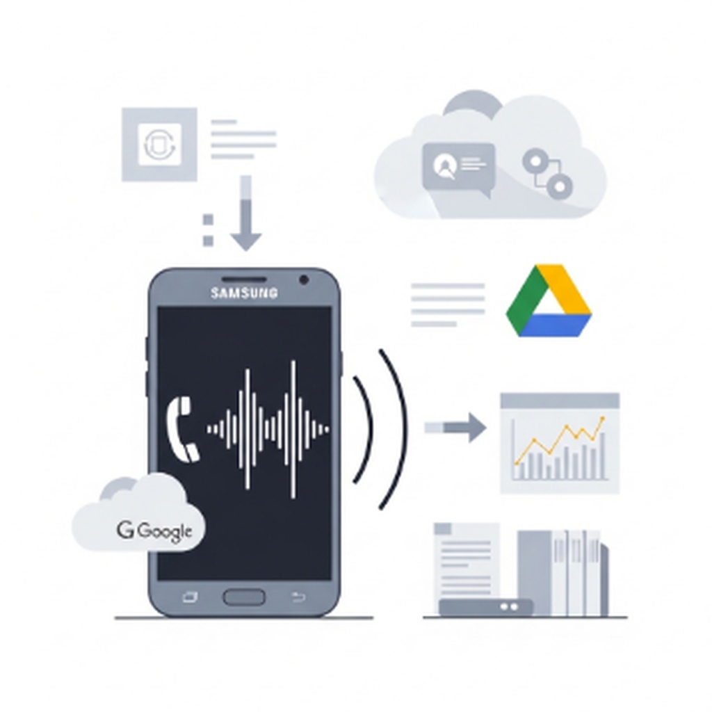 갤럭시 통화 녹음 파일 구글 드라이브 백업 및 한꺼번에 옮기는 방법