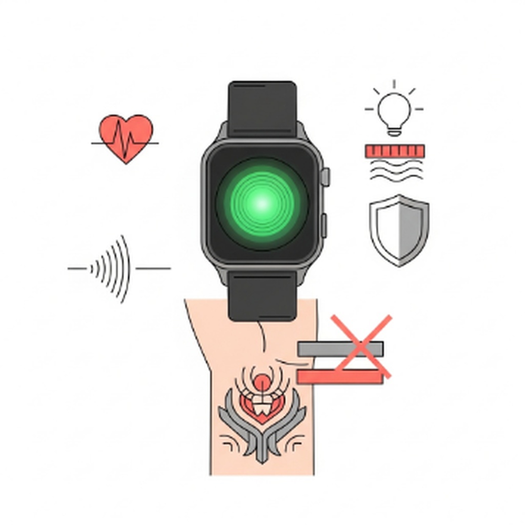 스마트 워치 손목 문신 인식 오류 완벽 해결 방법