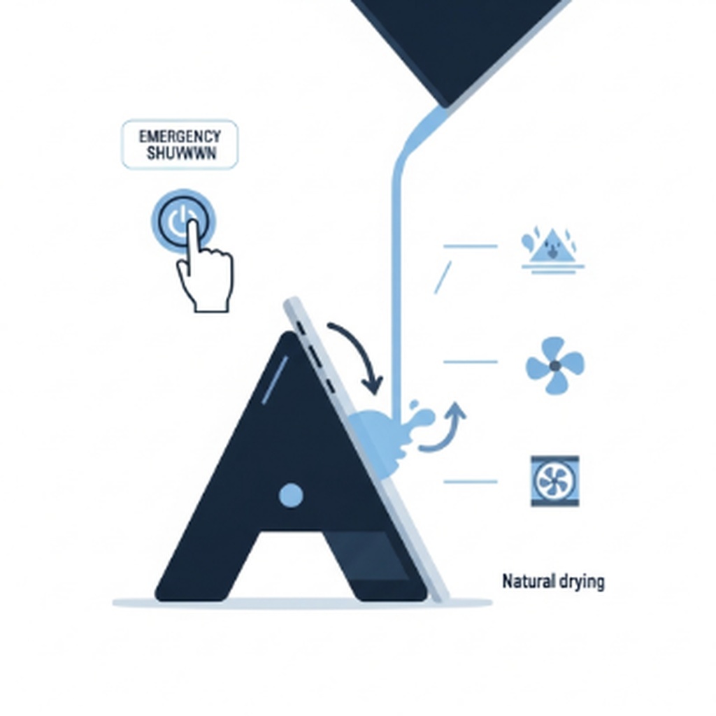 노트북 키보드 위에 물 쏟았을 때 전원 끄기보다 먼저 해야 할 일