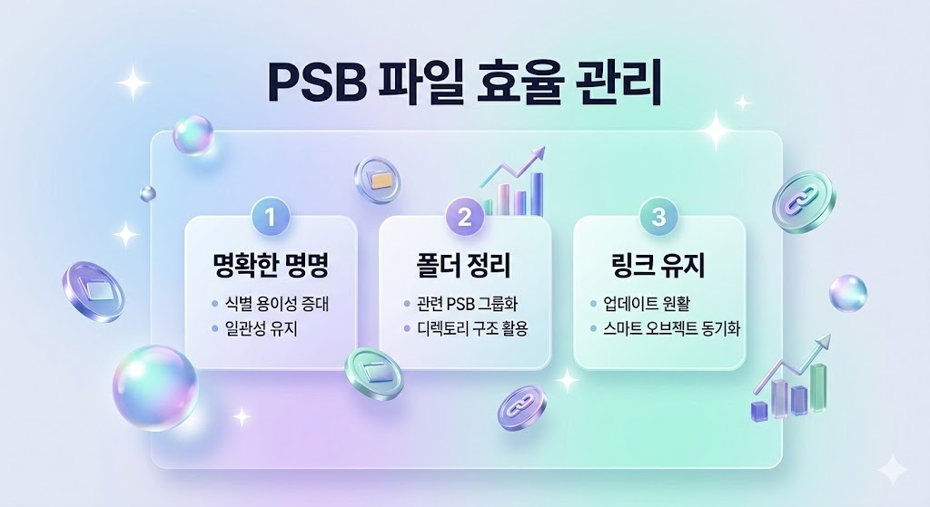 포토샵 스마트 오브젝트 PSB 파일 이름을 깔끔하게 변경하고 관리하는 노하우