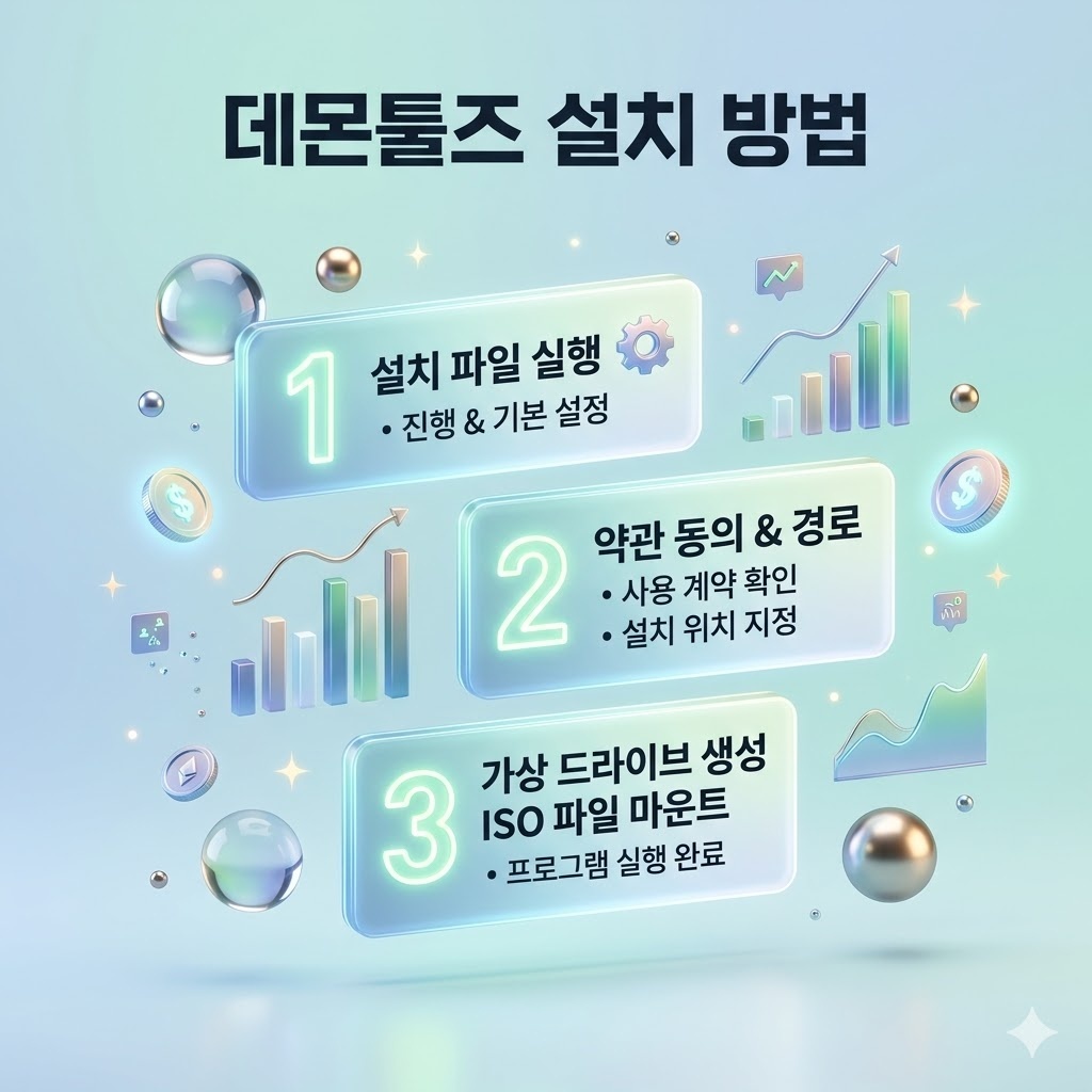 데몬툴즈 설치부터 ISO 파일 마운트까지 한 번에 끝내는 방법