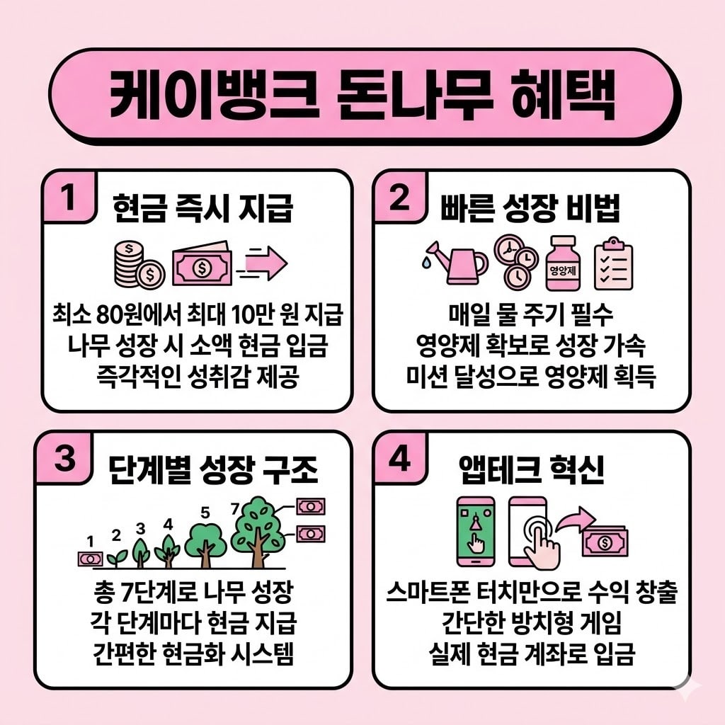 케이뱅크 돈나무 키우기 현금 리워드 받는 완벽 방법