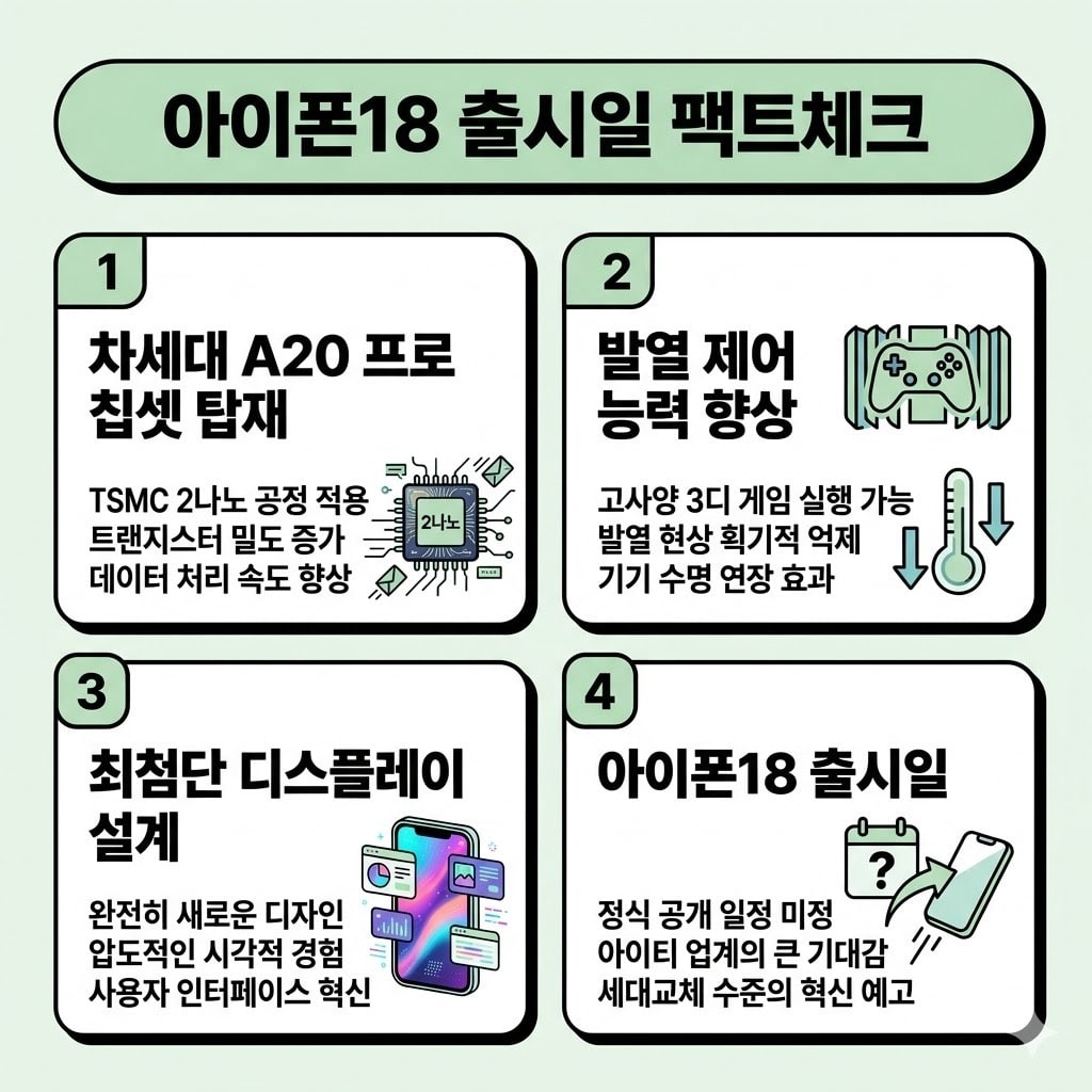 아이폰18 프로 스펙과 출시일 완벽 분석 및 교체 방법