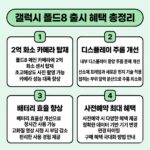 갤럭시 폴드8 스펙 분석과 사전예약 완벽 대비 방법