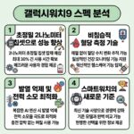 갤럭시 워치9 스펙 분석과 워치8 완벽 비교 방법
