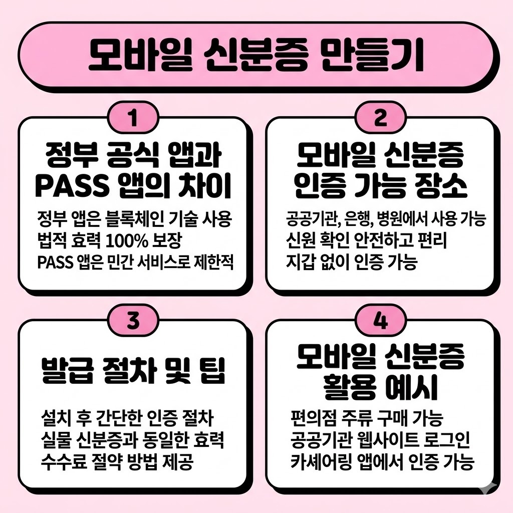 모바일 신분증 만들기 설치부터 활용까지 완벽 방법