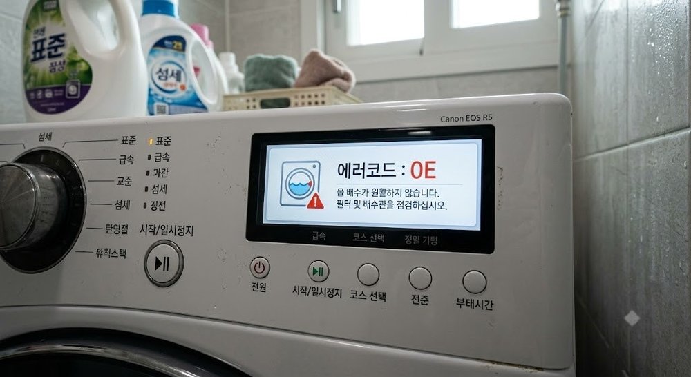 위니아 세탁기 에러코드 뜻과 원인별 해결 순서 위니아 세탁기 에러코드 뜻과 원인별 해결 순서