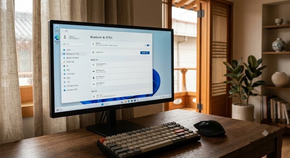 윈도우 11 블루투스 설정 화면