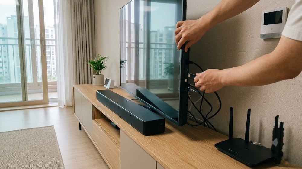 jbl 사운드바 hdmi arc 케이블 점검